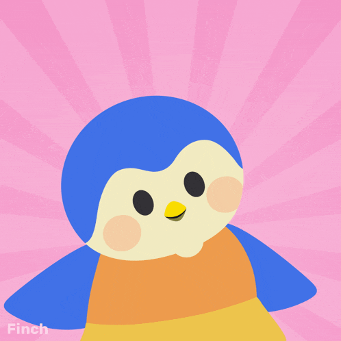 a picture of a bird with hurray written on it