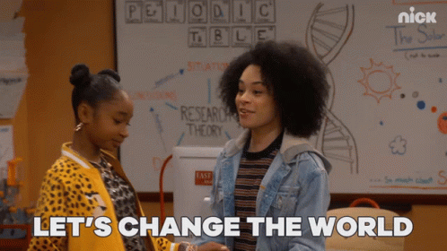 Lets Change The World Lay Lay GIF - Lets Change The World Lay Lay Sadie GIFs