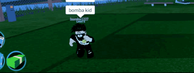 a screenshot of a video game with the name bomba kid on it