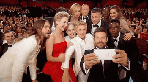 Selfie Time Celebrities GIF - Selfie Time Celebrities All Together GIFs
