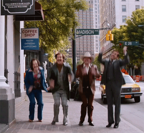 Yay! GIF - Anchor Man2 The Legend Continues Comedy GIFs
