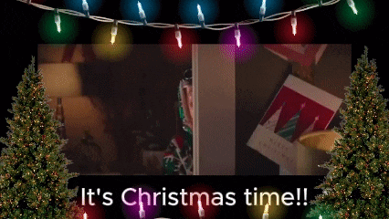 a picture of santa claus with the words it 's christmas time on the bottom