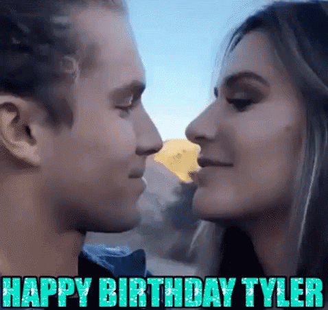 Hbdtyler Happy Birthday Tyler GIF - Hbdtyler Happy Birthday Tyler Kiss GIFs