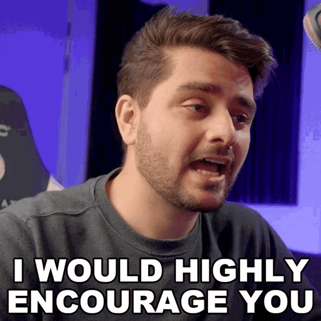 I Would Highly Encourage You Ignace Aleya GIF - I Would Highly Encourage You Ignace Aleya I Would Highly Recommend GIFs