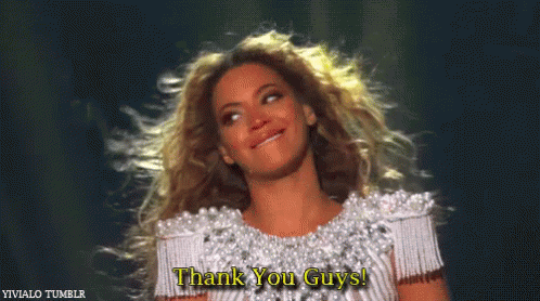 Thank You GIF - Beyonce Thank You Thanks GIFs