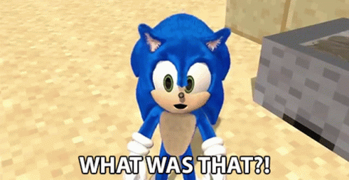 What Was That Sonic GIF - What Was That Sonic Whats That GIFs