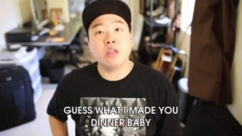 Girl, You Hungry? Guess What I Made You Dinner Baby GIF - David So Comedy David So You Hungry GIFs