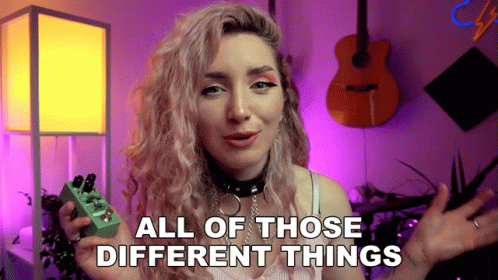 All Of Those Different Things Sophie Burrell GIF - All Of Those Different Things Sophie Burrell All Those Various Things GIFs