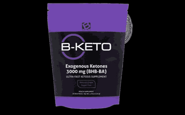 a bag of exogenous ketones 3000 mg bhb-ba