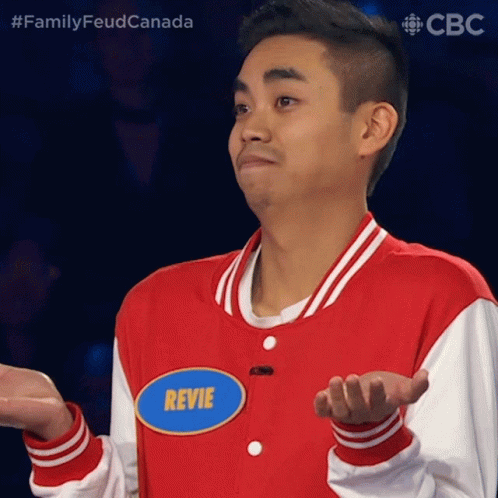 I Dont Know Revie GIF - I Dont Know Revie Family Feud Canada GIFs