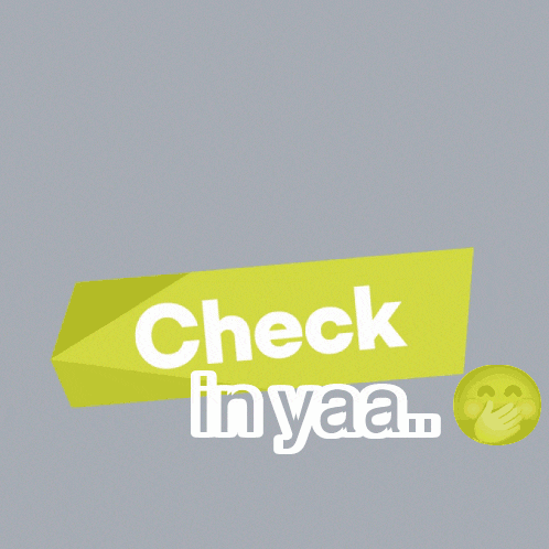 a green check inyaa sign with a white check mark above it