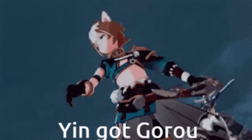Gorou Yin GIF - Gorou Yin Genshin GIFs