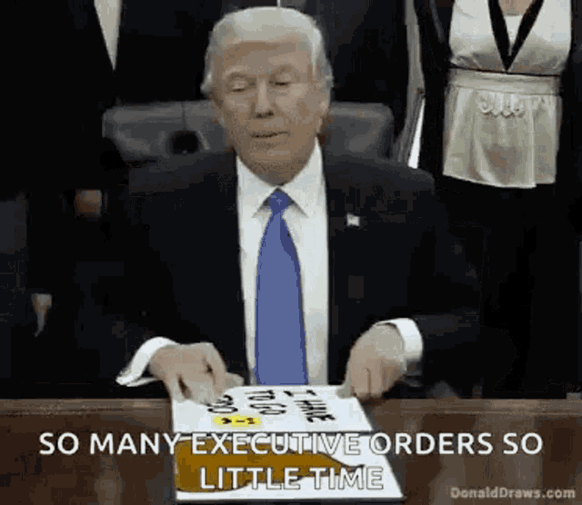 Trump Executive GIF - Trump Executive Orders GIFs