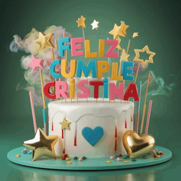 Feliz Cumpleaños Cristina GIF - Feliz Cumpleaños Cristina GIFs