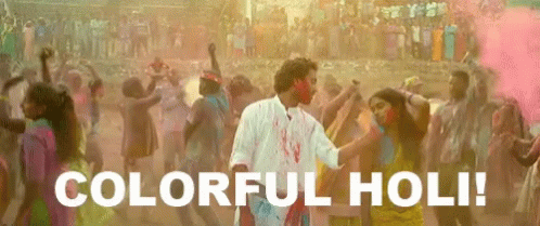 Colorful Holi Dancing GIF - Colorful Holi Dancing Colorful GIFs