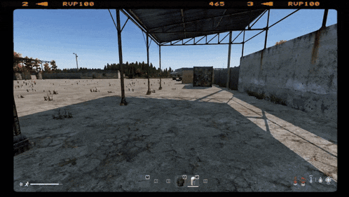 a screenshot of a video game that says rup100 on the top left