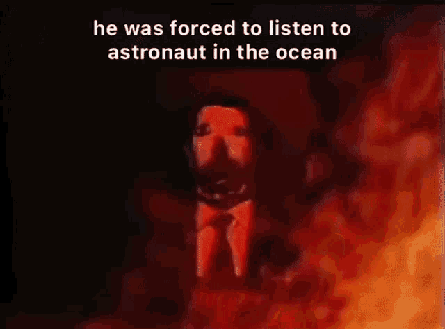 He Was Forced To Listen To Astronaut In The Ocean GIF