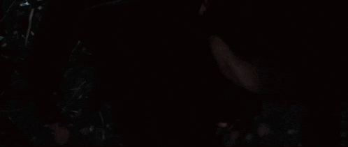a close up of a person 's face with a glowing object in the background