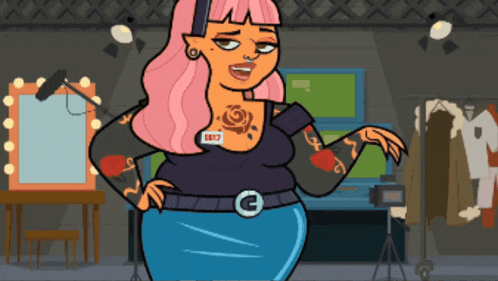 a cartoon character with a name tag that says ed07