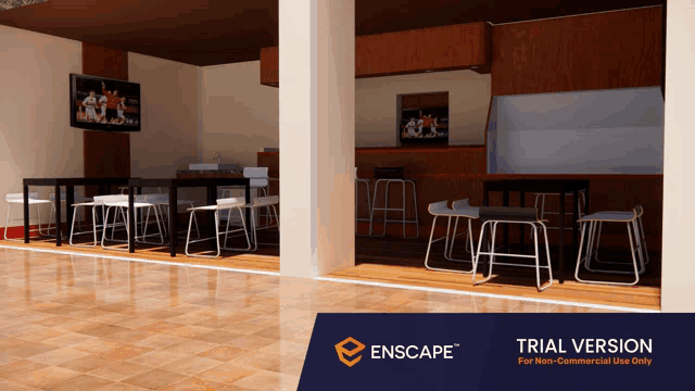 an enscape trial version for non-commercial use only poster