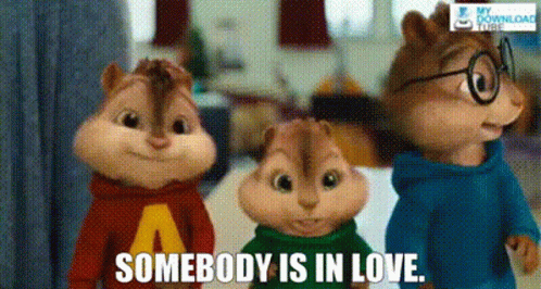 Alvin And The Chipmunks Somebody Is In Love GIF - Alvin And The Chipmunks Somebody Is In Love Somebodys In Love GIFs