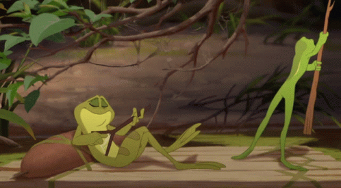 The Princess And The Frog Frog GIF - The Princess And The Frog Frog Paddle GIFs