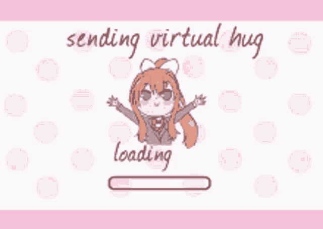 Hug Sending Virtual Hug GIF - Hug Sending Virtual Hug Loading GIFs