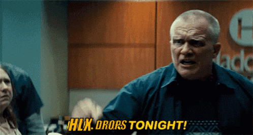 a man says " hlx drops tonight " in a cartoon