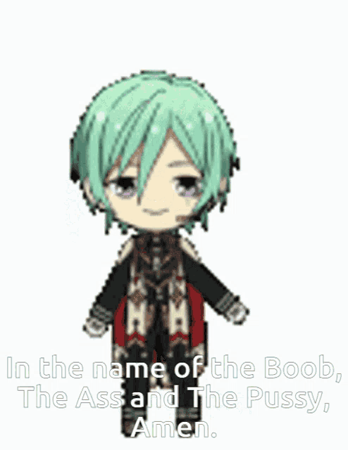 a cartoon character with the words in the name of the boob
