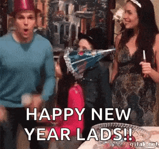 Excited Happynewyear GIF