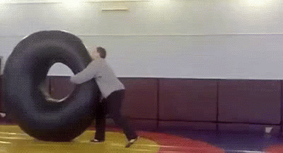 When A Giant Donut Hits You In The Face GIF - Ouch Fail Painful GIFs