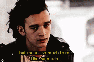 Matty Healy Means A Lot GIF - Matty Healy Means A Lot That Means So Much GIFs