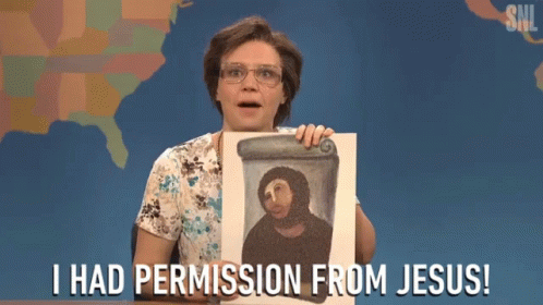 I Had Permission From Jesus Granted By Jesus GIF - I Had Permission From Jesus Permission Granted By Jesus GIFs