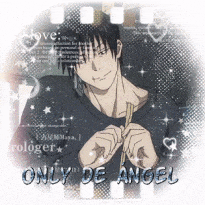 a picture of a man with chopsticks and the words only de angel on the bottom right
