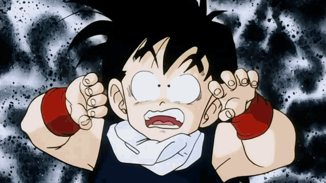 a cartoon character is making a funny face