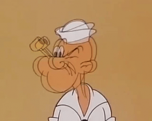 Popeye No GIF - Popeye No Look Around GIFs