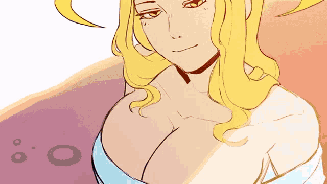 a drawing of a woman 's breasts with the number 6 in the background