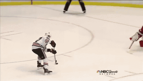 a hockey game is being shown on nbc sports