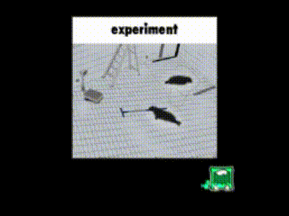 a black and white drawing with the word experiment on top