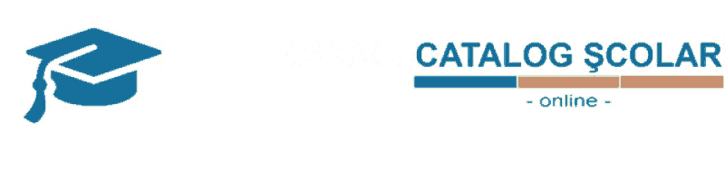 a logo for catalog scolar online with a graduation cap on it