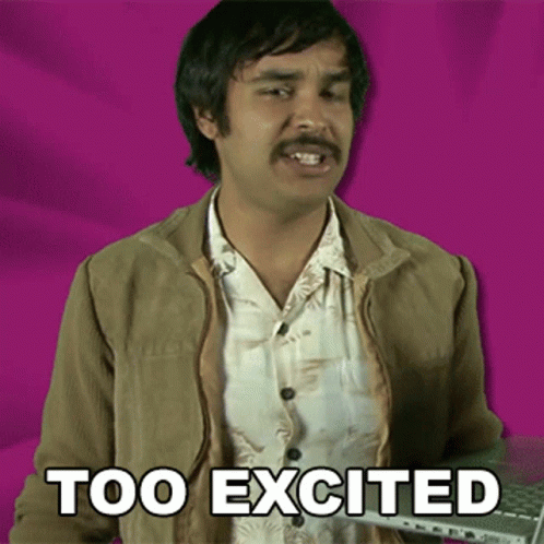 Too Excited Derrick Acosta GIF - Too Excited Derrick Acosta Mega64 GIFs