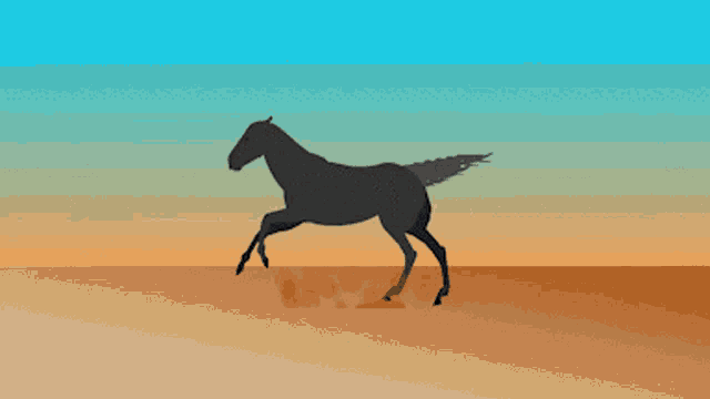 Running Horse Horse Racing GIF