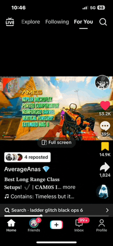 a screenshot of a video game on a phone with a full screen
