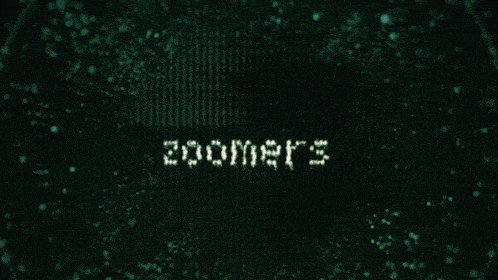 a green background with a circle in the middle