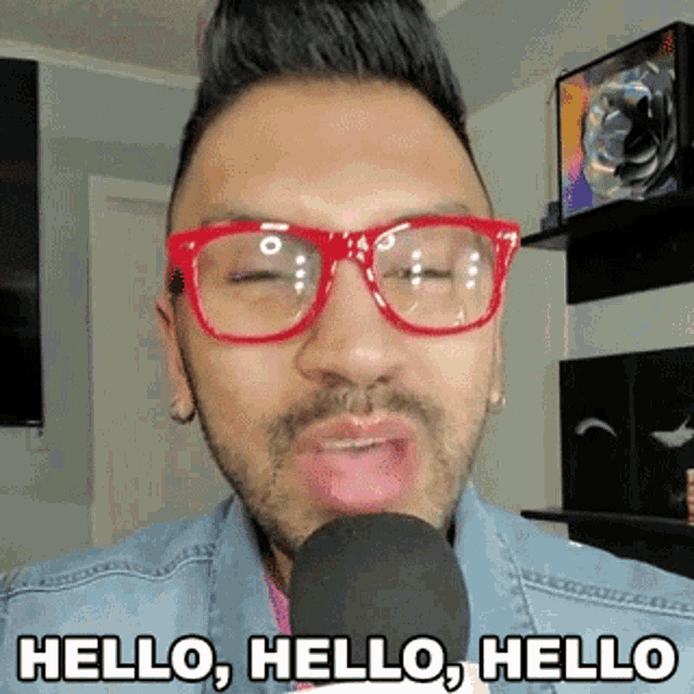 Hello Hello Hello Chris Sapphire GIF - Hello Hello Hello Chris Sapphire Cameo GIFs