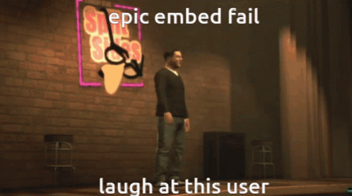 Epic Embed Fail Ricky Gervais GIF - Epic Embed Fail Ricky Gervais Gta4 GIFs
