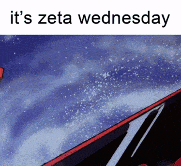 a poster that says it 's zeta wednesday with a picture of a car