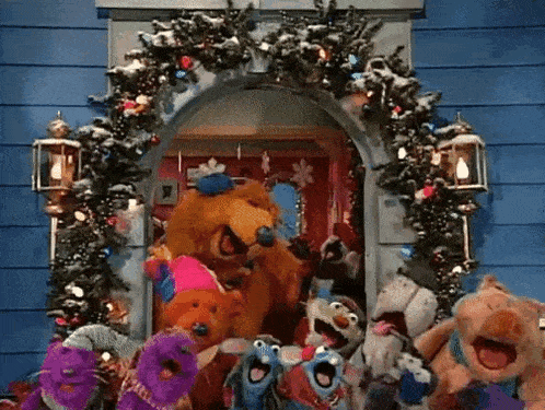 Merry Christmas2023 Bear In The Big Blue House GIF - Merry Christmas2023 Bear In The Big Blue House Christmas Blessings GIFs