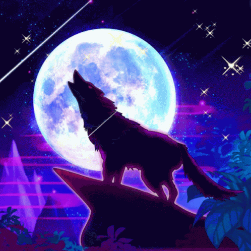 Magic Wolf GIF