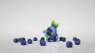 Blueberry Dino GIF - Blueberry Dino Turning GIFs